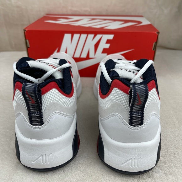 Nike Air Max 200 Summit White Obsidian Blue Red - Picture 4 of 6